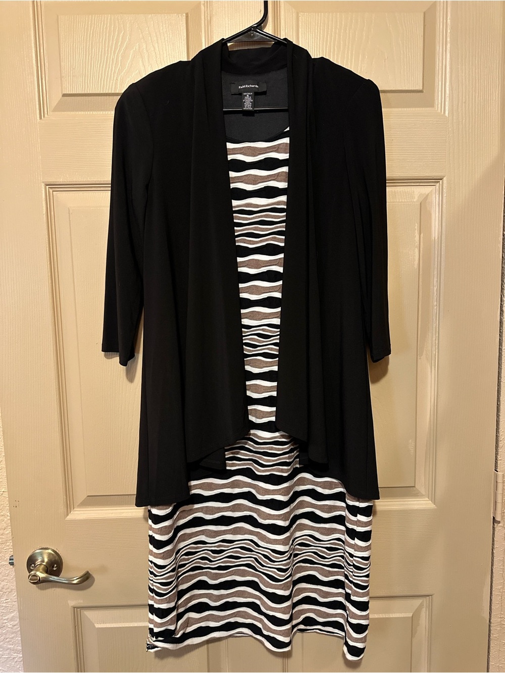R&M Richards Dress with Attached Cardigan Jacket | Size 6
